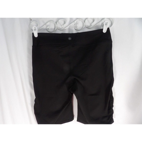 Galam Womens Black High Waisted Pull On Activewear Athletic Shorts Size XL - Picture 1 of 7